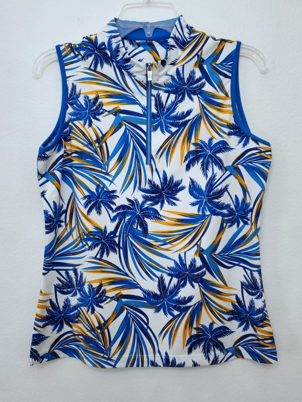 Tail Activewear Tropical Sleeveless Tennis Pickleball Golf Sporty Top Medium